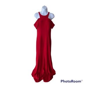 Xscape red evening dress size 14